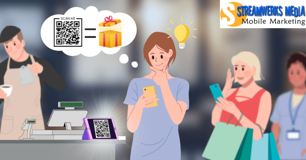Showing your QR code prominently and clearly throughout your store grabs customers' attention. Try putting them at the checkout with incentives for special discounts to increase your contact list.